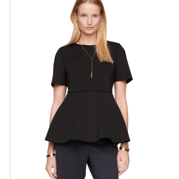 kate spade Tops - Kate Spade scuba peplum Top